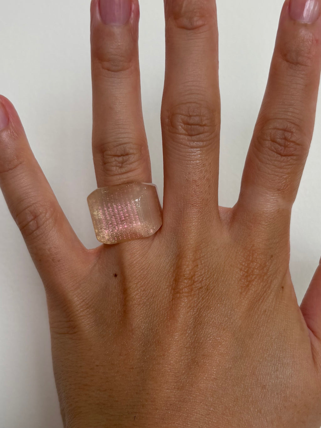 Dirocca Ring S2 ＜L37 white lame＞