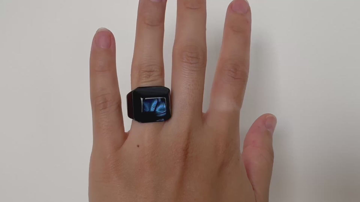 Dirocca Ring S2 ＜T19 enigma blue＞